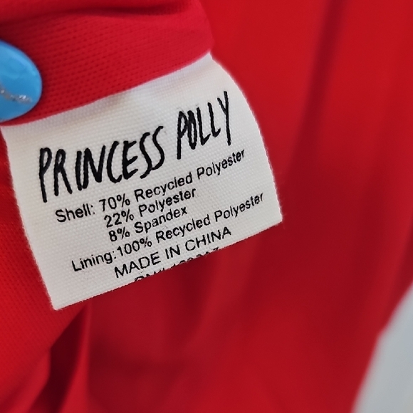 Princess Polly Lillie Long Sleeve Mini Dress Size 6 - Picture 6 of 10